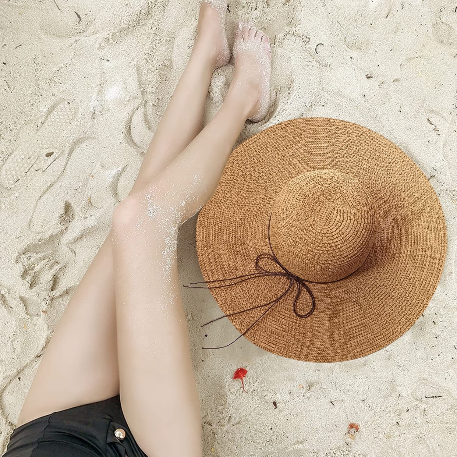 High Quality Summer Beach Straw Hat for Women Summer Seaside Vacation Large Brim Sun protection Sun Hat