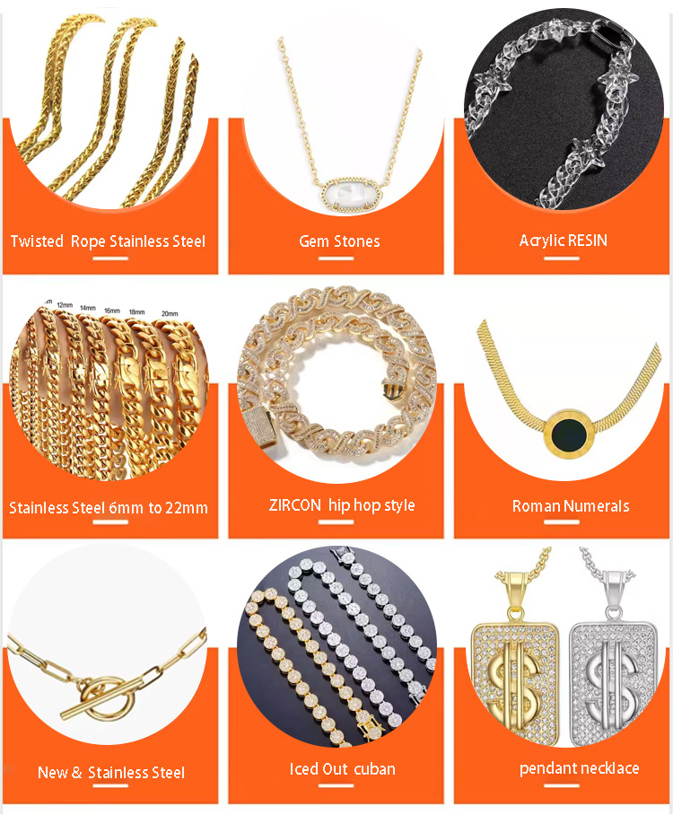 Trending Products 2025 4 in 1 Wo'momen Fashion Hypoallergenic Stainless Steel Jewelry Sets Made in China Wholesale